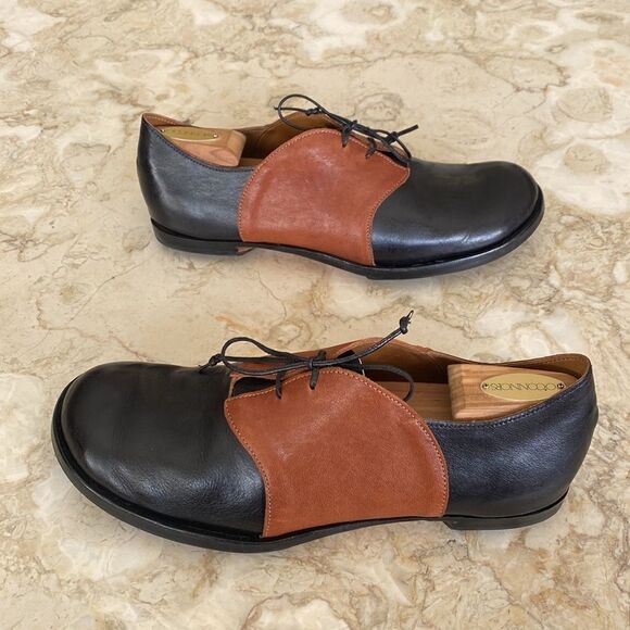CYDWOQ Olds Handcrafted Leather Derby Shoes - Picture 4 of 13